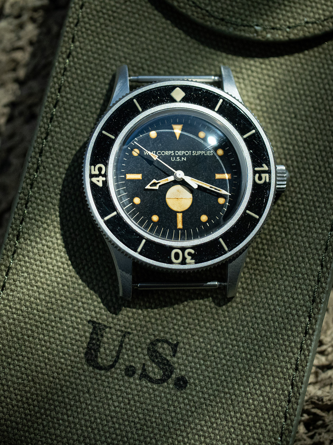 Seawolf – Milspec ( U.S.N. ) / Heavy Aged – WMTWatch