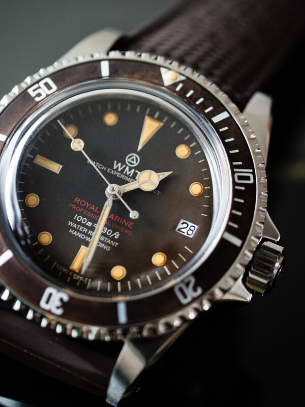 Royal Marine - Tropical Brown / Aged Edition / Metal Bracelet + Rubber Strap Set / Pre-order / Delivery date – Early of Sep 2025 - Image 2