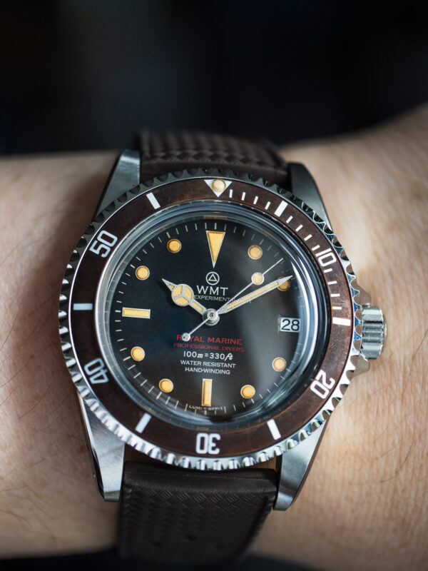 Royal Marine - Tropical Brown / Aged Edition / Metal Bracelet + Rubber Strap Set / Pre-order / Delivery date – Early of Sep 2025 - Image 10