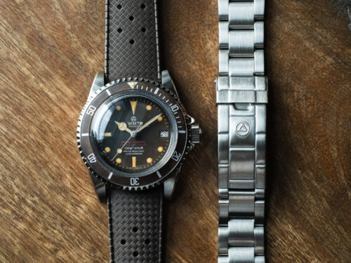 Royal Marine - Tropical Brown / Aged Edition / Metal Bracelet + Rubber Strap Set / Pre-order / Delivery date – Early of Sep 2025