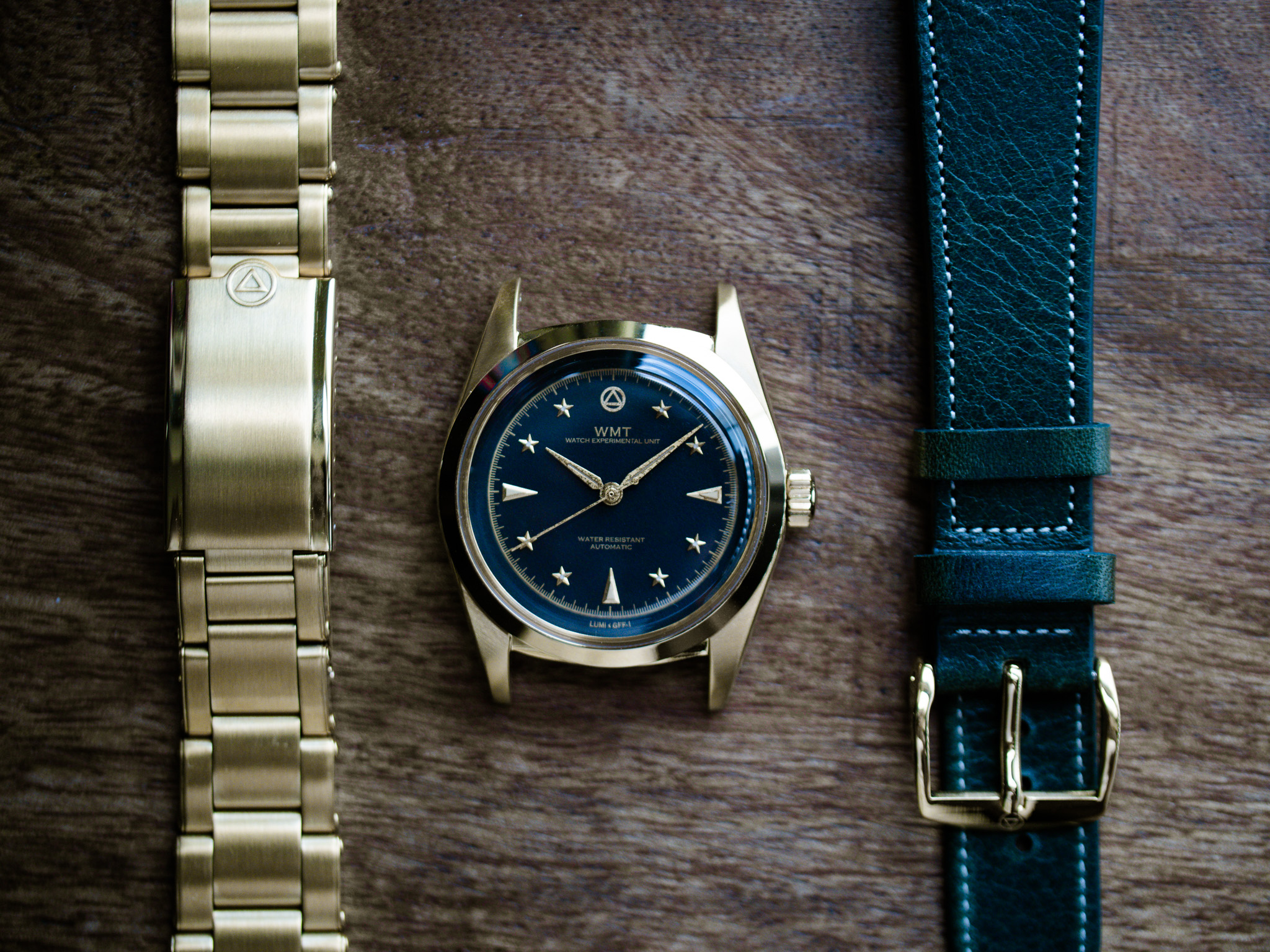 Lupas - Starlight / Limited 50pcs / Aged Edition / Metal Bracelet + Leather Strap Set