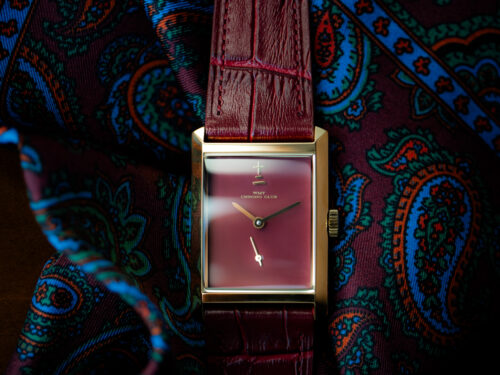 Old Miller G03 / Lunar New Year Limited Edition / Burgundy & Black Leather Strap set