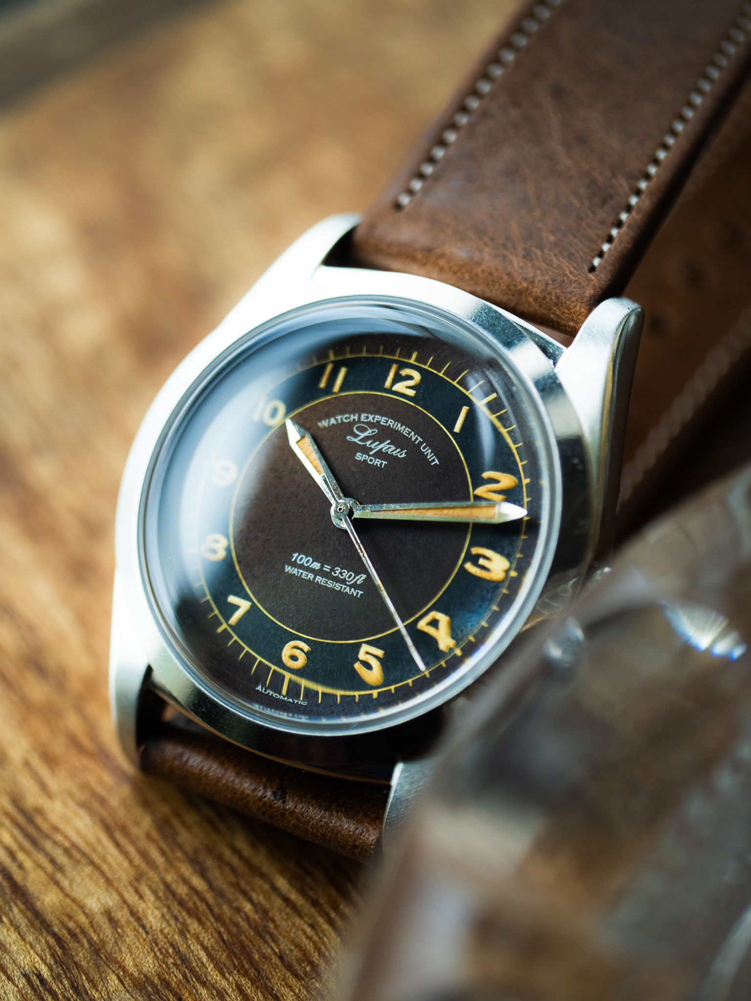 Lupas - Tropical Dial / Aged- Limited Edition / Metal Bracelet + Leather Strap Set / Pre-order / Delivery date – Mid of May 2026 - Image 10