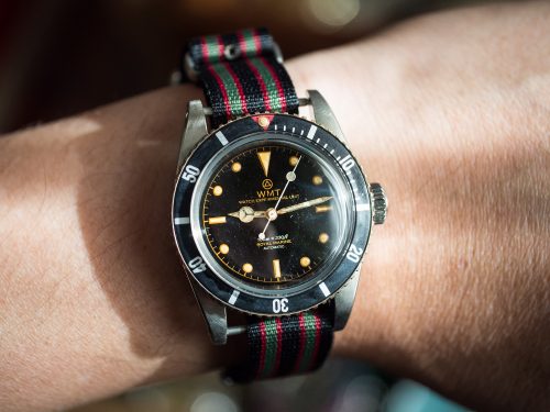 Sea Diver – ” MI6-010B ” Intelligence Agency Special Edition / All Aged  With Brass Bezel – WMTWatch